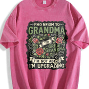 From Mom to Grandma I'm Upgrading Vintage Washed T-Shirt in Red