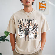 Wembanyama Castle Harper Kornet Vintage Washed T-Shirt in Beige