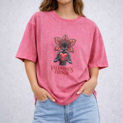 Valentine's Things vintage washed oversized T-shirt in Red