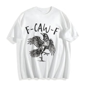 F-caw-f Halloween Cotton T-Shirt in White