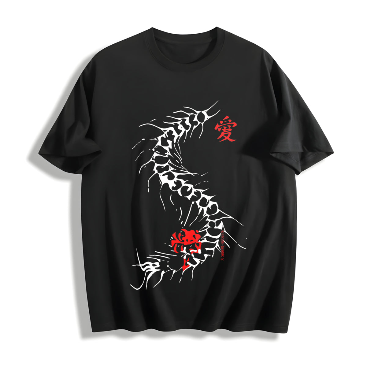 Centipede Kaneki Ken Cotton T-Shirt in Black