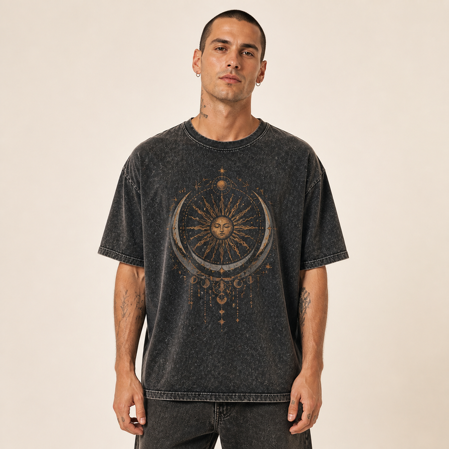Custom Vintage Washed Oversized T-Shirt – 100% Cotton Unisex Tee
