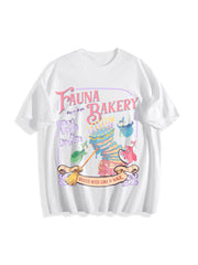 Fairy Godmother Baking Cotton T-Shirt in White