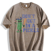 Baseball Mom for Baseball Mama Vintage Washed T-Shirt in Brown