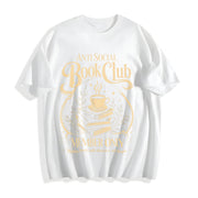 Anti Social Book Club Cotton T-Shirt in White