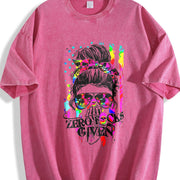 ZERO S GIVEN 25 vintage washed oversized T-shirt in Red
