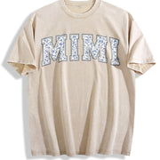 Toile Floral MIMI Cute MIMI Vintage Washed T-Shirt in Beige