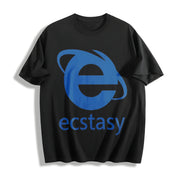 Logo Gothic Grunge Y2k Emo Scene Amity Affliction Cotton T-Shirt in Black