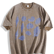 Shells ® Ocean 90s Vintage Washed T-Shirt in Brown