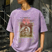 Studio Ghibli Soot Sprites Vintage Washed T-Shirt in Purple