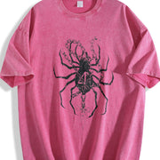 Y2k Phantom Troupe Vintage Washed T-Shirt in Red