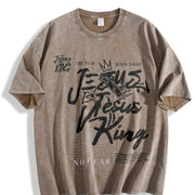 Para El Mundo Solo Eres un Papa Vintage Washed T-Shirt in Brown