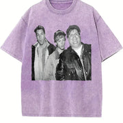 Adam Sandler Adam Sandler Movies Actors Man Shortsleeve vintage washed oversized T-shirt in Purple