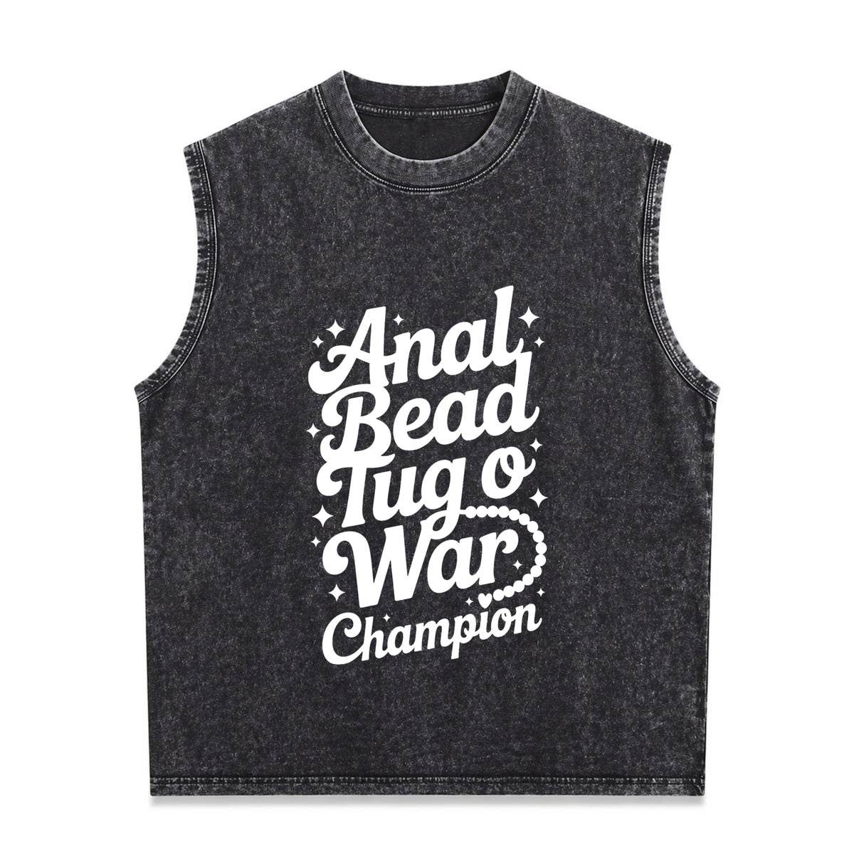 Embarrassing Naughty Inappropriate Adult Humor Vintage Washed Tank Top in Black