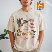 Love the Unloved Animal Lover Vintage Washed T-Shirt in Beige