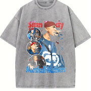 Slim Shady Marshall Mathers Vintage Washed T-Shirt in Gray