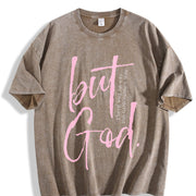 GLEC There Is No Other Way Vintage Washed T-Shirt in Brown