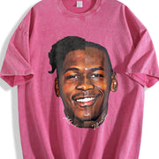 Anthony Edwards Wolves vintage washed oversized T-shirt in Red