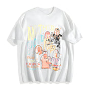 90's Mom Vibes Moms Club Cotton T-Shirt in White