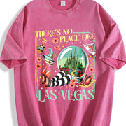 The Wonderful Wizard Vintage Washed T-Shirt in Red