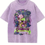 Courage the Cowardly Dog Vintage Washed T-Shirt in Purple