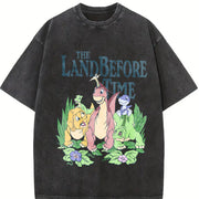 The Land Before Time Vintage Washed T-Shirt in Black