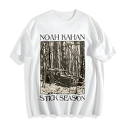N0ah Kahannn 2 SIDES Cotton T-Shirt in White