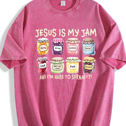 Is My Jam Vintage Washed T-Shirt in Red