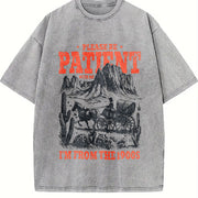 I'm from the 1900s Retro Vintage Washed T-Shirt in Gray