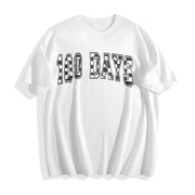 100 Days of School Teacher Cotton T-Shirt in White