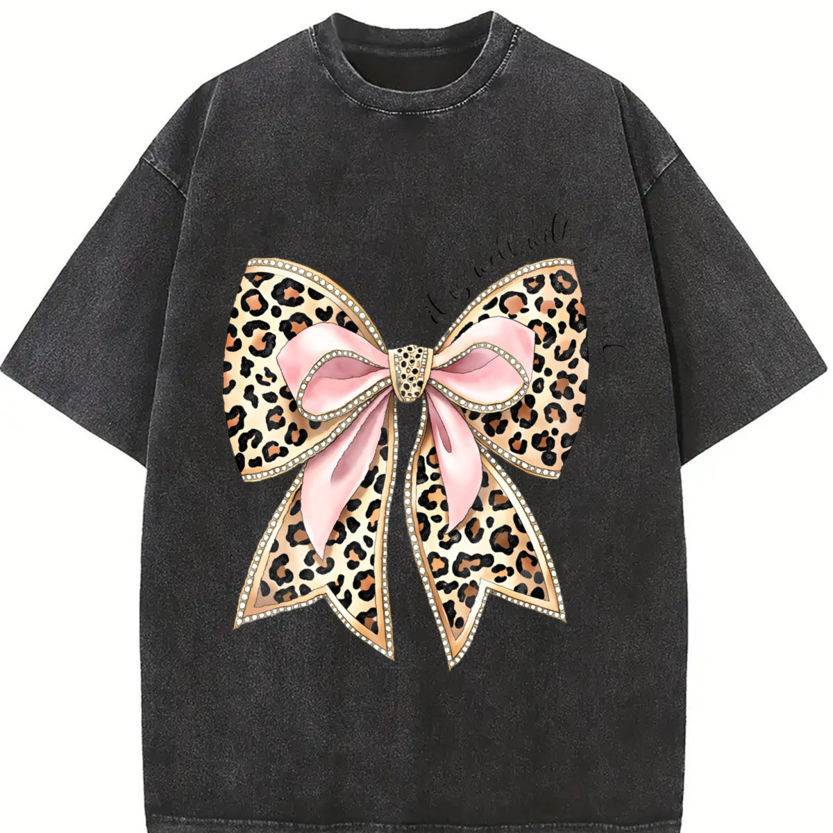 It Is Well with My Soul Vintage Washed T-Shirt in Black