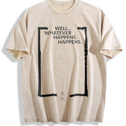 Cowboy Bebop Anime /. Vintage Washed T-Shirt in Beige