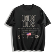 America 250th Birthday Cotton T-Shirt in Black