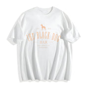 Minimalist the Black Dog Concert for Friend Era Tour Full Cotton T-Shirt in White