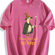 Meme TWAS the Tism M Lord Silly Goose Kids T Shirtfashion Vintage Washed T-Shirt in Red