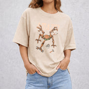 Project Hail Mary Amaze Amaze Amaze Rocky Sci-Fi Graphic vintage washed oversized T-shirt in Beige