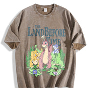 The Land Before Time Vintage Washed T-Shirt in Brown