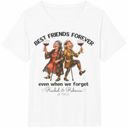 Personalized Best Friends Forever Cotton T-Shirt in White
