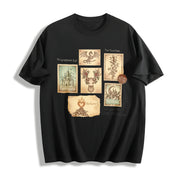 Thr0ne of Glass Tersen the Th!rteen Cotton T-Shirt in Black