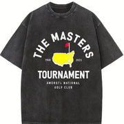THE Masters Golf for & Y2K & Sports Vintage Washed T-Shirt in Black