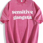 Sensitive Gang Vintage Washed T-Shirt in Red
