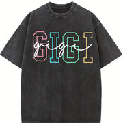 Gigi Cute Gigi for Gigi vintage washed oversized T-shirt in Black