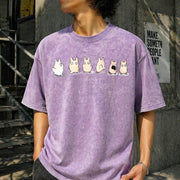 My Neighbor Totoro Vintage Washed T-Shirt in Purple
