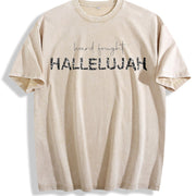 Hard Paid Off Vintage Washed T-Shirt in Beige