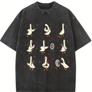Archery Silly Goose Vintage Washed T-Shirt in Black