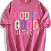 That Has Been the Phrase 'Light of Faith' Vintage Washed T-Shirt in Red