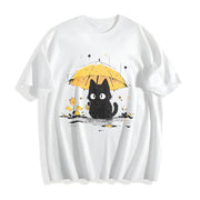 Autumn a Art This Round-neck Short-sleeve Is Cotton T-Shirt in White