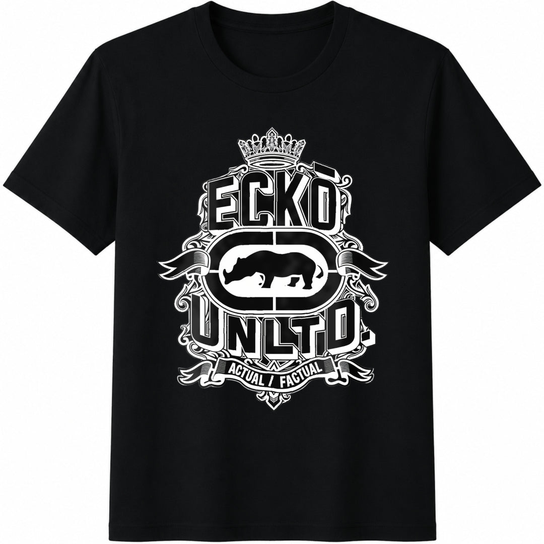 Ecko Unltd Rhino Classic Cotton T-Shirt in Black