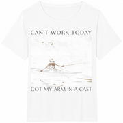 Fishing Dad for Father's Day or Birthday Cotton T-Shirt in White