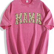 Camouflage Mama Army Mom Vintage Washed T-Shirt in Red